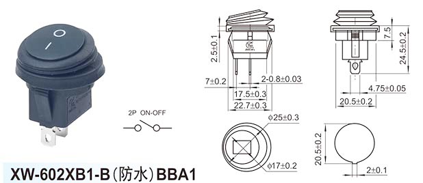 XW-602XB1-B(vízálló) BBA1